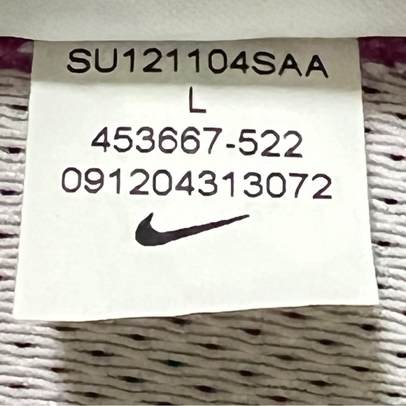 Nike Dri-Fit Geometric Racerback Activewear Tank Top Sz. L - Picture 10 of 10